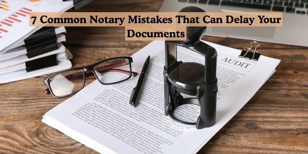 7 Common Notary Mistakes That Can Delay Your Documents